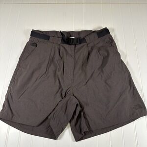 The North Face Women's Shorts With Belt Elastic Waist Pocket Size Large Hiking